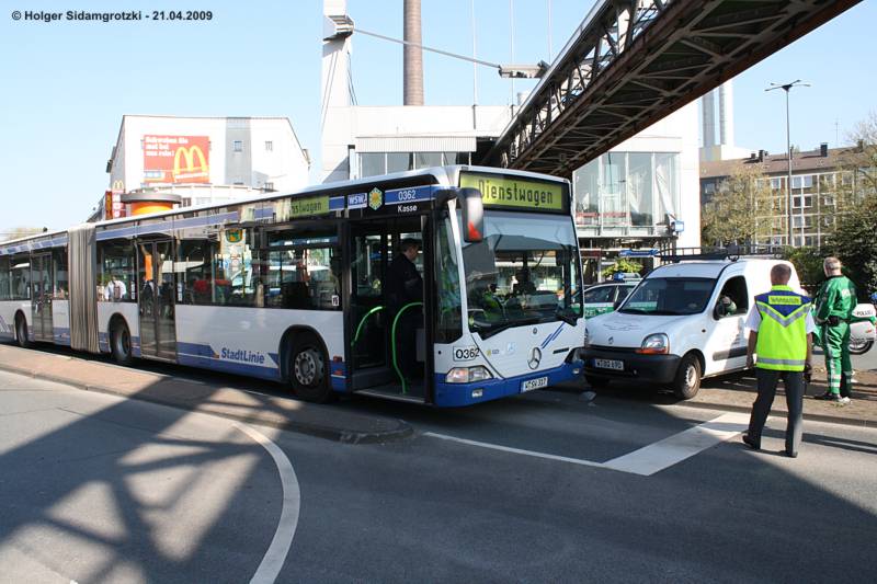 WSW Bus 0362 - Unfall