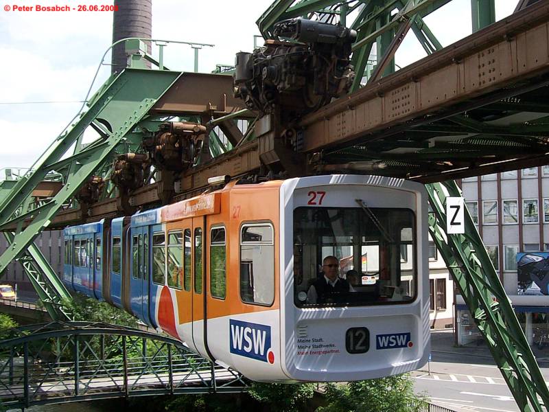 Schwebebahn Wuppertal - Gtw 27